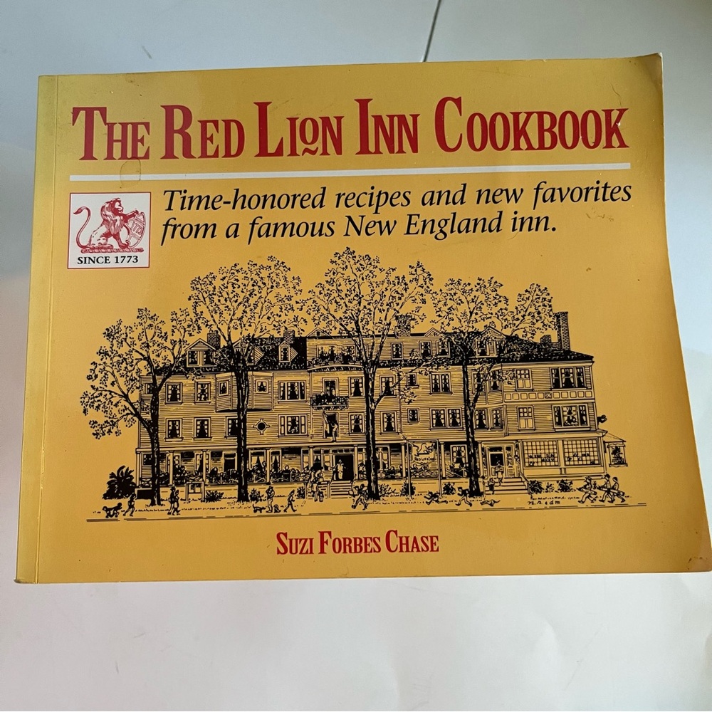 The Red Lion Inn Cookbook by Suzy Forbes Chase 1992